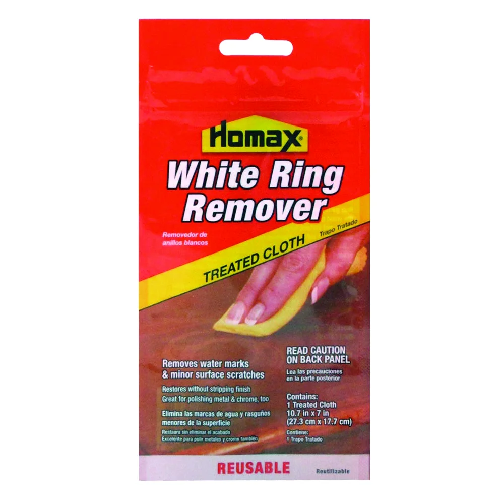 Homax White Ring Remover Cloth, 7 x 11 in