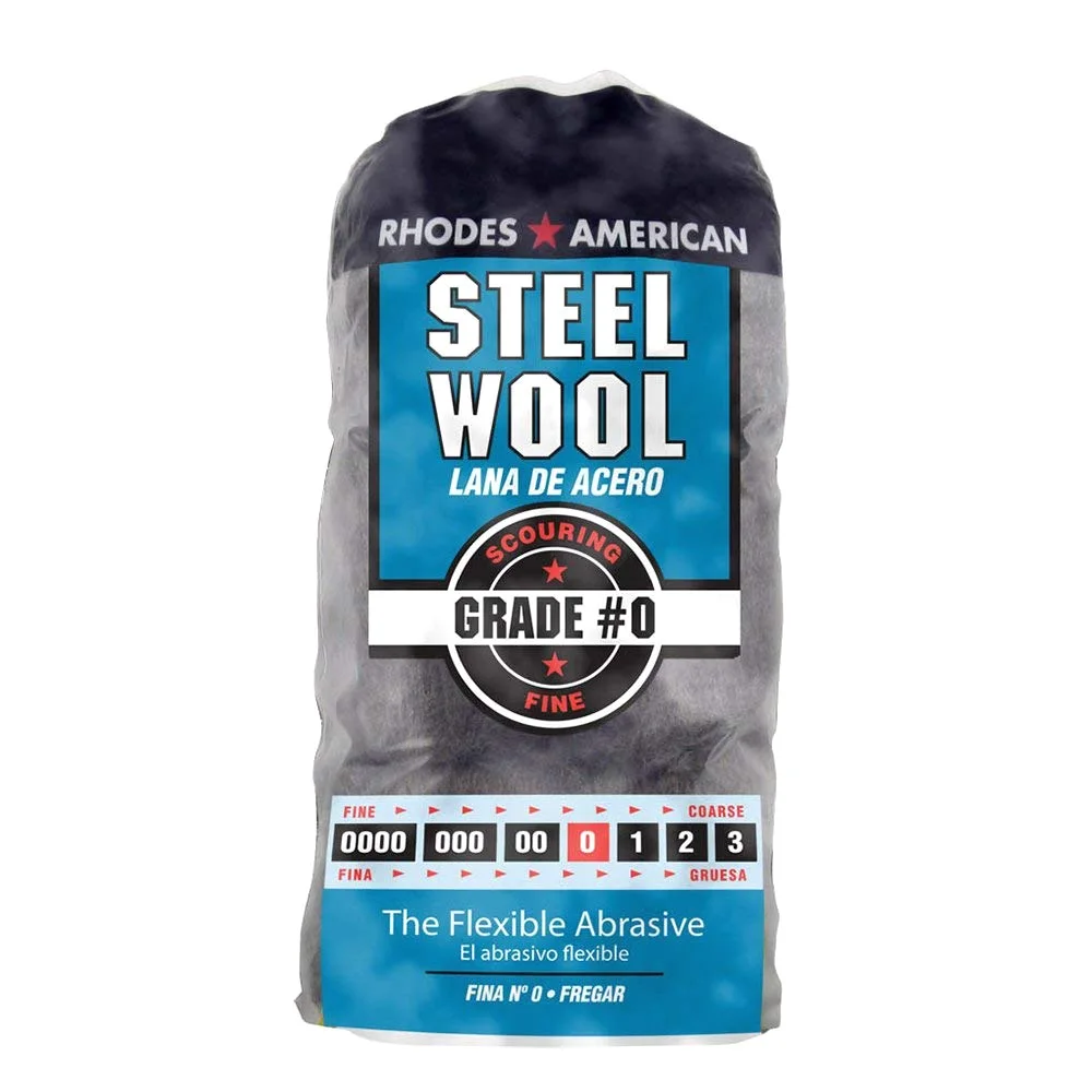 Homax Rhodes American Steel Wool, #2 Medium Coarse
