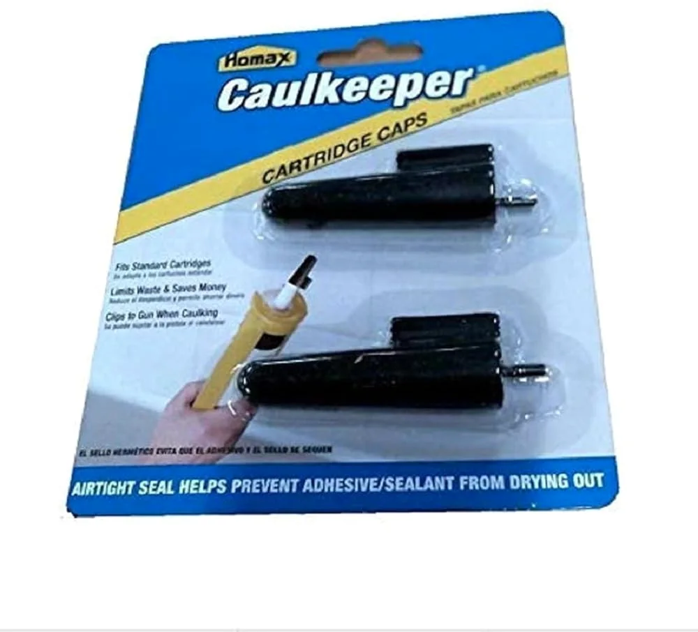 Homax Caulkeeper Caulk Caps, 2 Piece