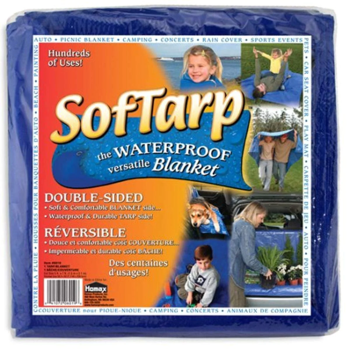 Homax SofTarp Sport Utility Blanket, 5 x 7 ft