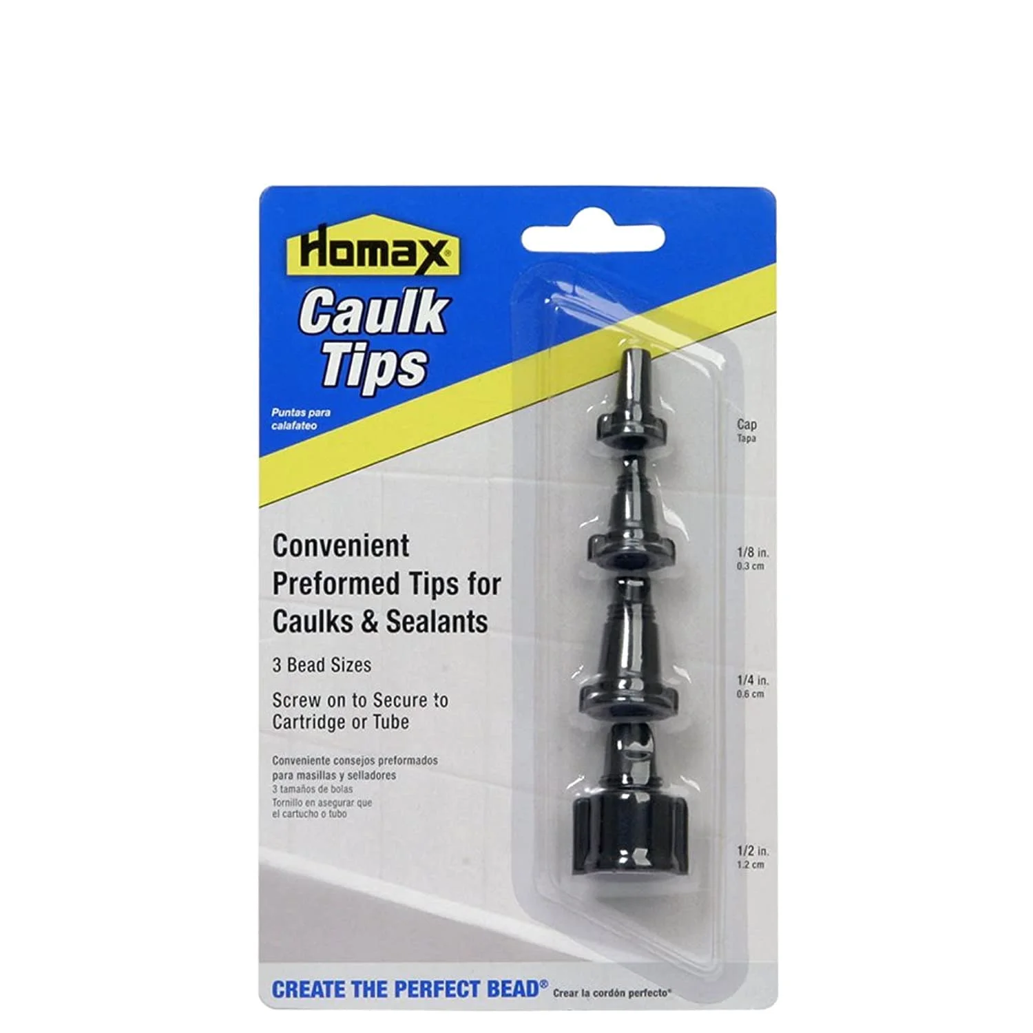 Homax Caulk Tip and Cap