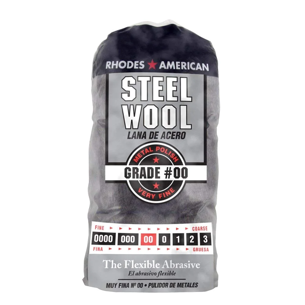 Homax Rhodes American Steel Wool, #00 Very Fine